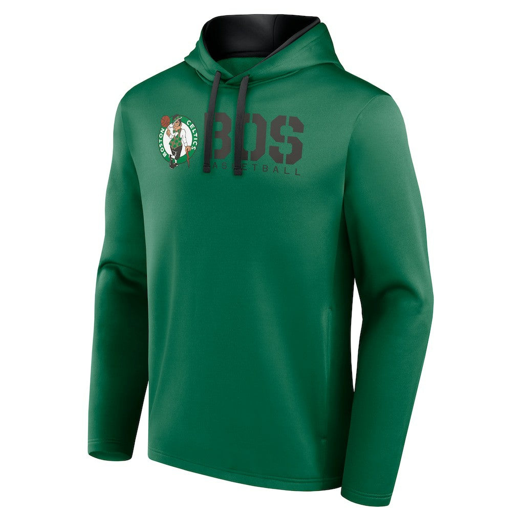 Boston Celtics Logo Athletic Head Start Pullover Hoodie