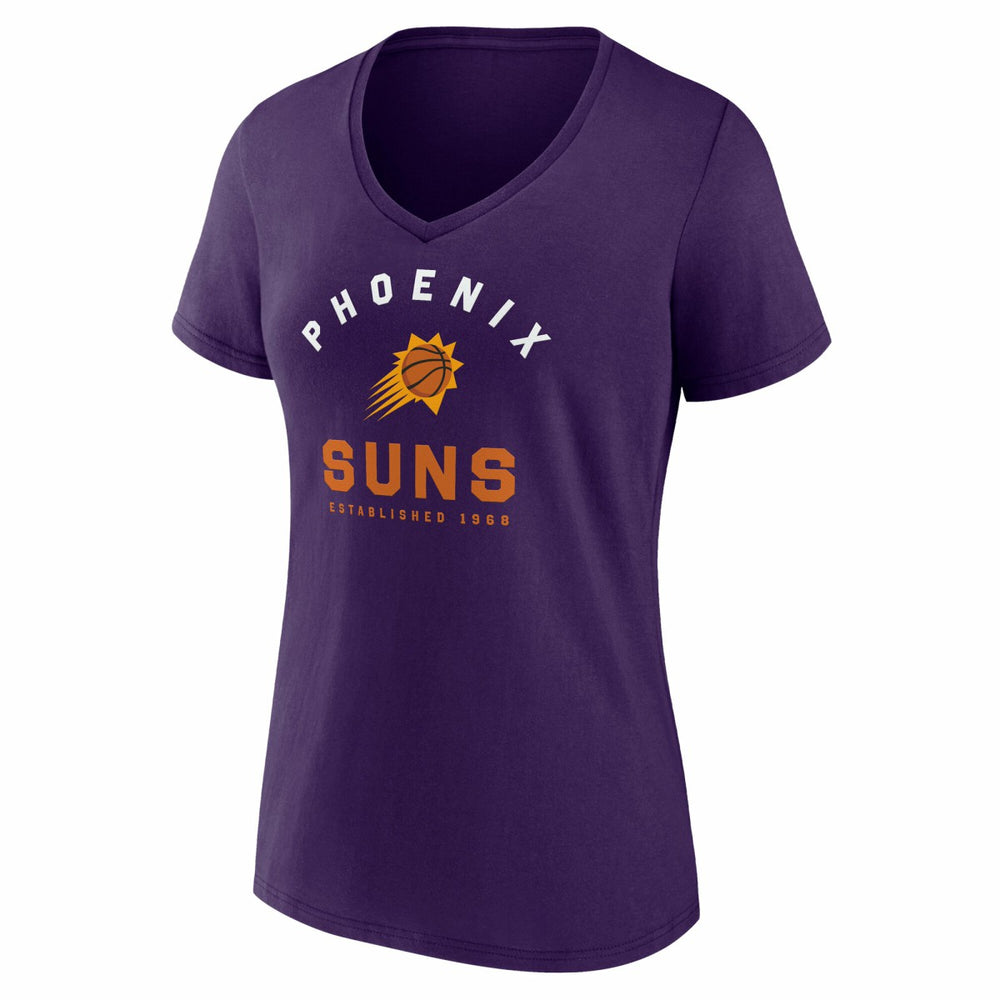 Phoenix Suns Logo Athletic Women's Unrivaled V-Neck T-Shirt