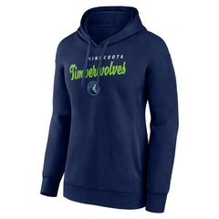 Minnesota Timberwolves Logo Athletic Women's Triumphant V-Neck Pullover Hoodie