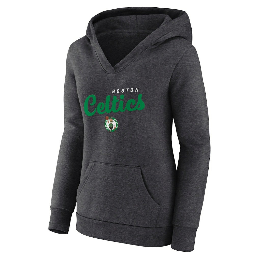 Boston Celtics Logo Athletic Women's Triumphant V-Neck Pullover Hoodie