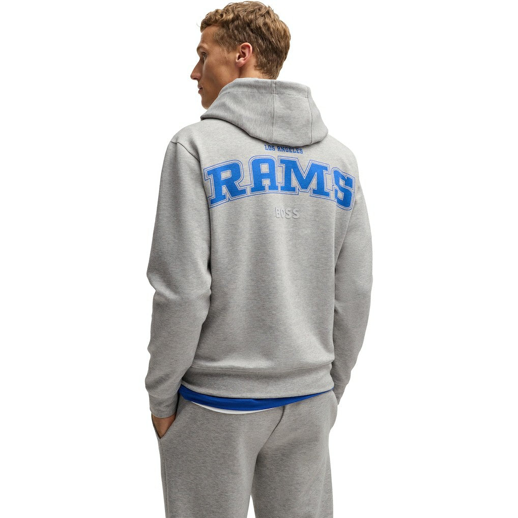 Hugo Boss Unisex Woodson Tri-Blend Hoodie - Los Angeles Rams Hoodies
