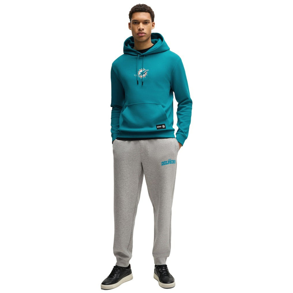 Hugo Boss Unisex Woodson Tri-Blend Hoodie - Miami Dolphins Hoodies