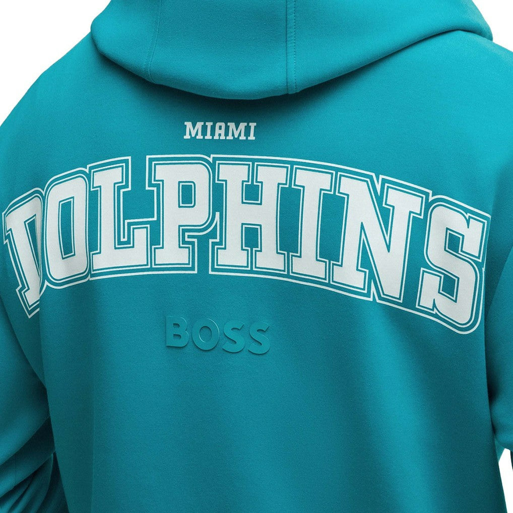 Hugo Boss Unisex Woodson Tri-Blend Hoodie - Miami Dolphins Hoodies