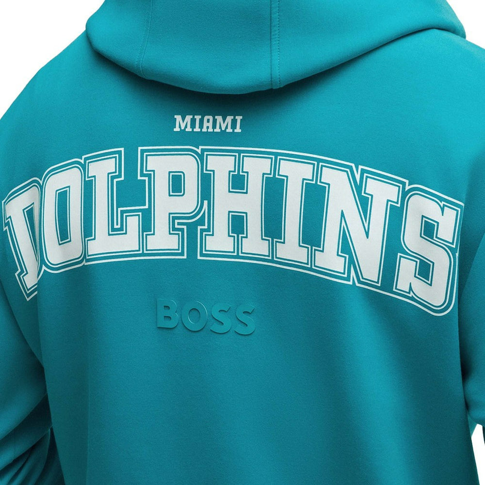 Hugo Boss Unisex Woodson Tri-Blend Hoodie - Miami Dolphins Hoodies