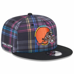 2024 NFL Crucial Catch Plaid 9FIFTY Snapback Hat - Cleveland Browns Hats