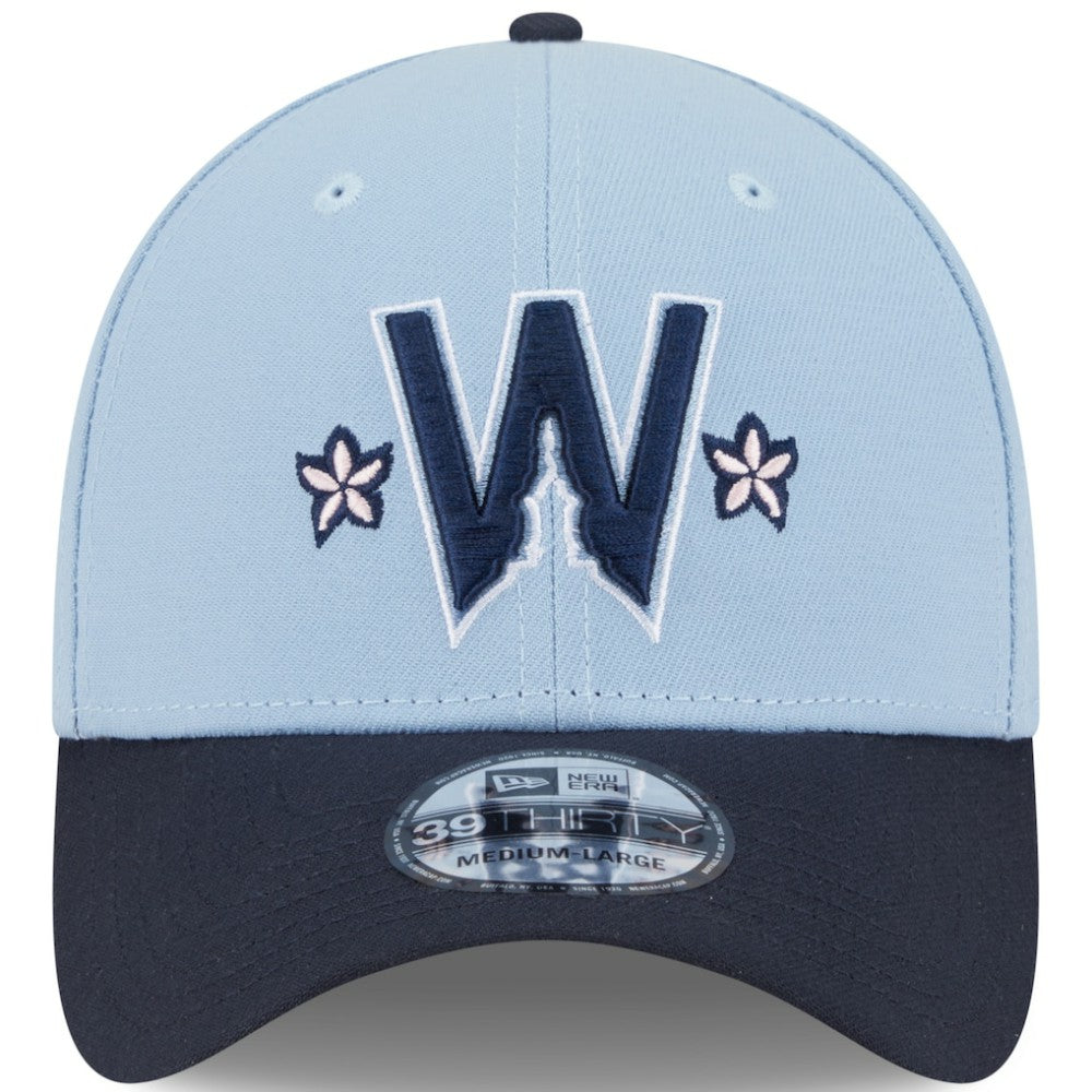 Light Blue/Navy Washington Nationals New Era 2025 City Connect 39THIRTY Flex Hat