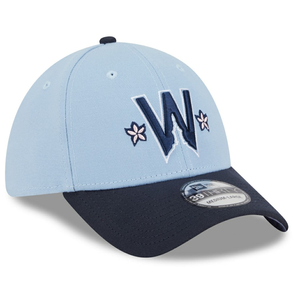 Light Blue/Navy Washington Nationals New Era 2025 City Connect 39THIRTY Flex Hat