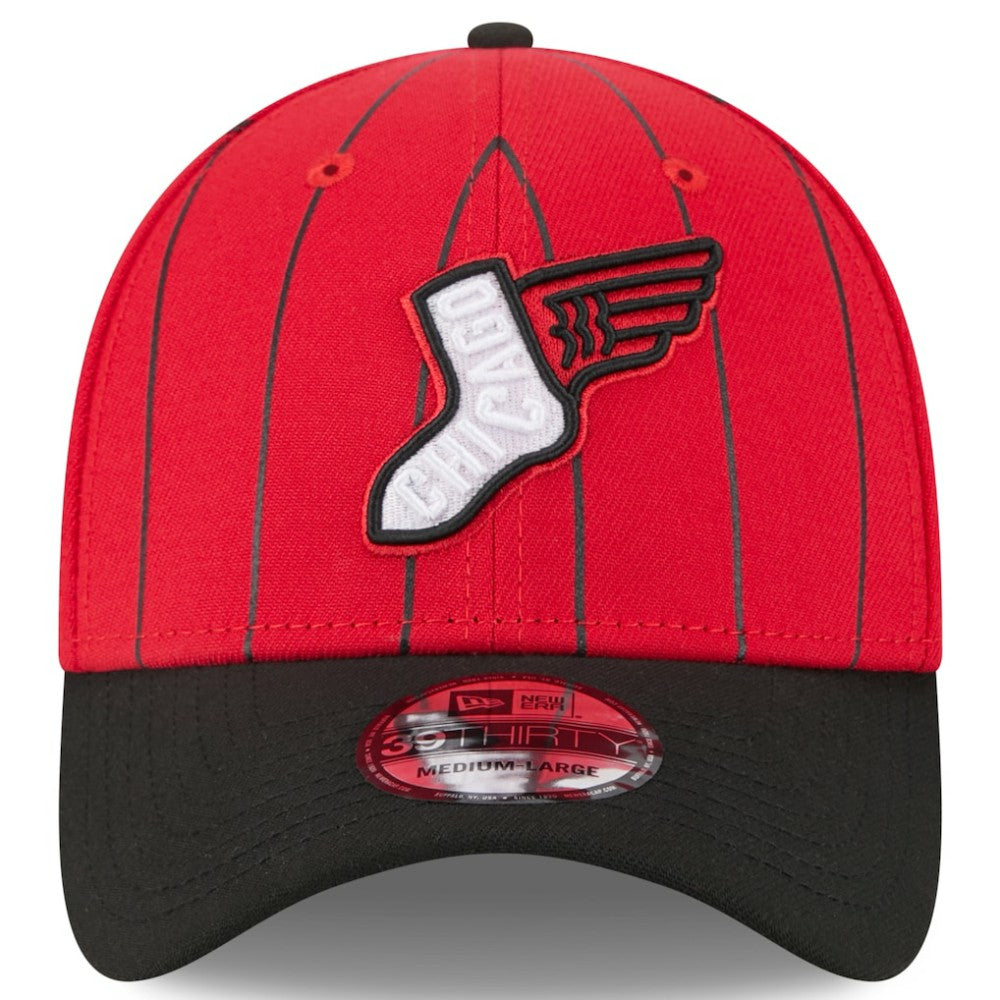 Red/Black Chicago White Sox New Era 2025 City Connect 39THIRTY Flex Hat