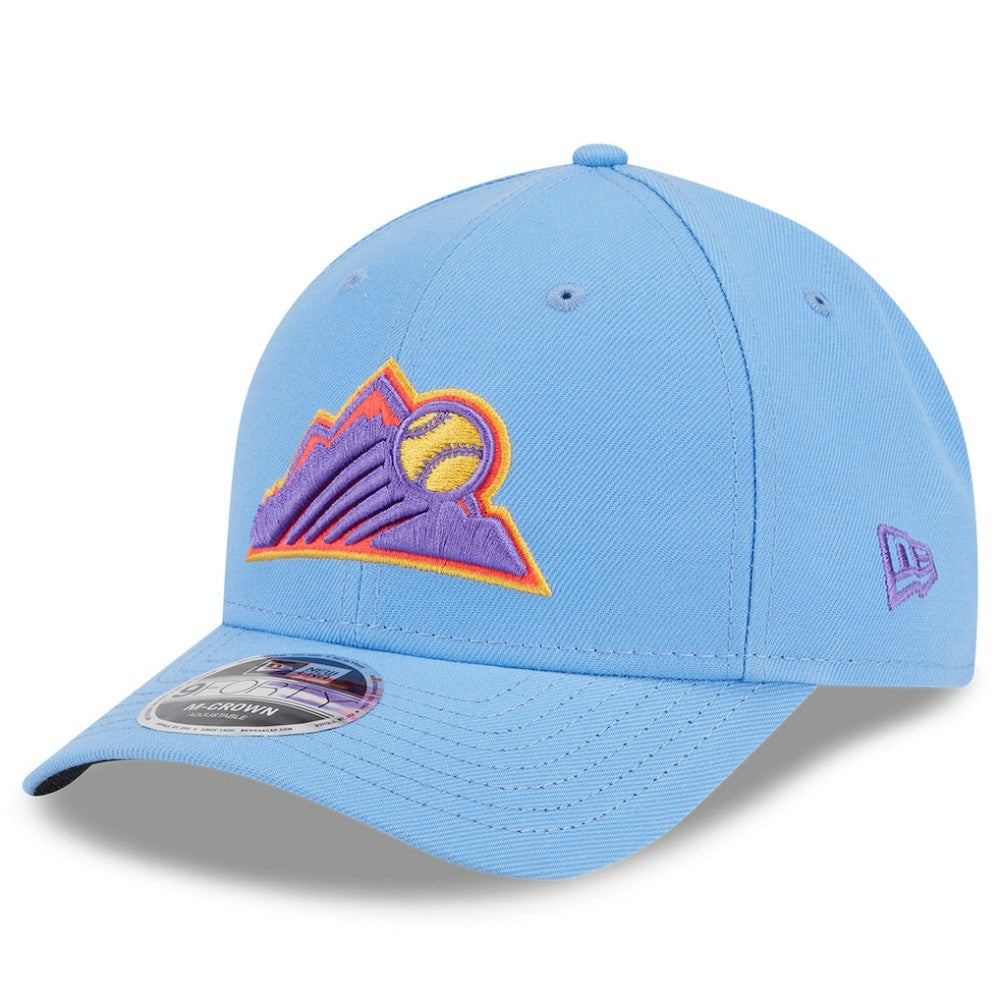 Light Blue Colorado Rockies New Era 2025 City Connect 9FORTY M-Crown Adjustable Hat