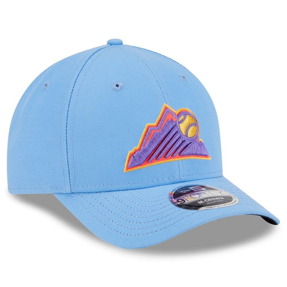 Light Blue Colorado Rockies New Era 2025 City Connect 9FORTY M-Crown Adjustable Hat
