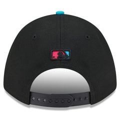 Black/Pink Miami Marlins New Era 2025 City Connect 9FORTY M-Crown Adjustable Hat