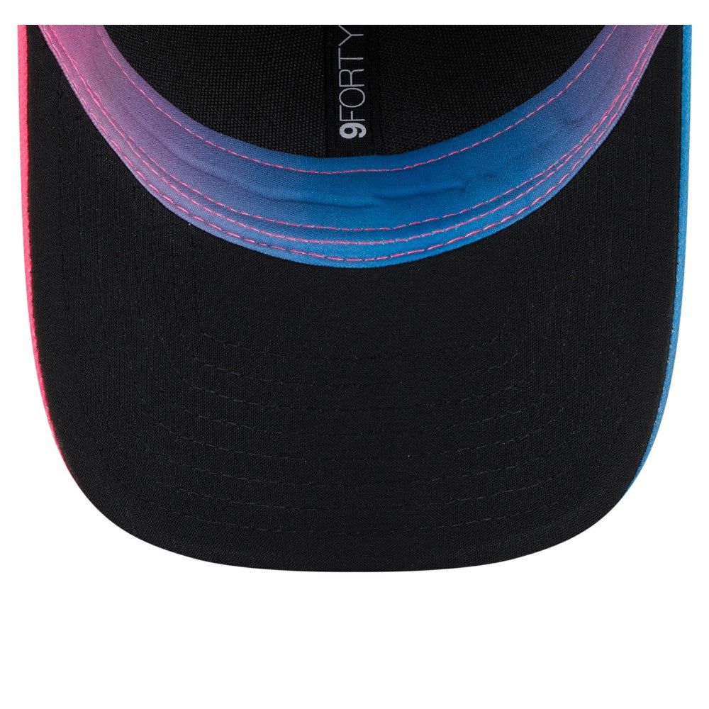 Black/Pink Miami Marlins New Era 2025 City Connect 9FORTY M-Crown Adjustable Hat
