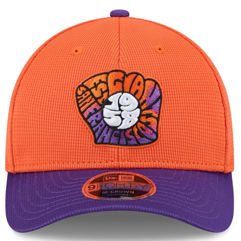Orange/Purple San Francisco Giants New Era 2025 City Connect Batting Practice 9FORTY Adjustable Hat