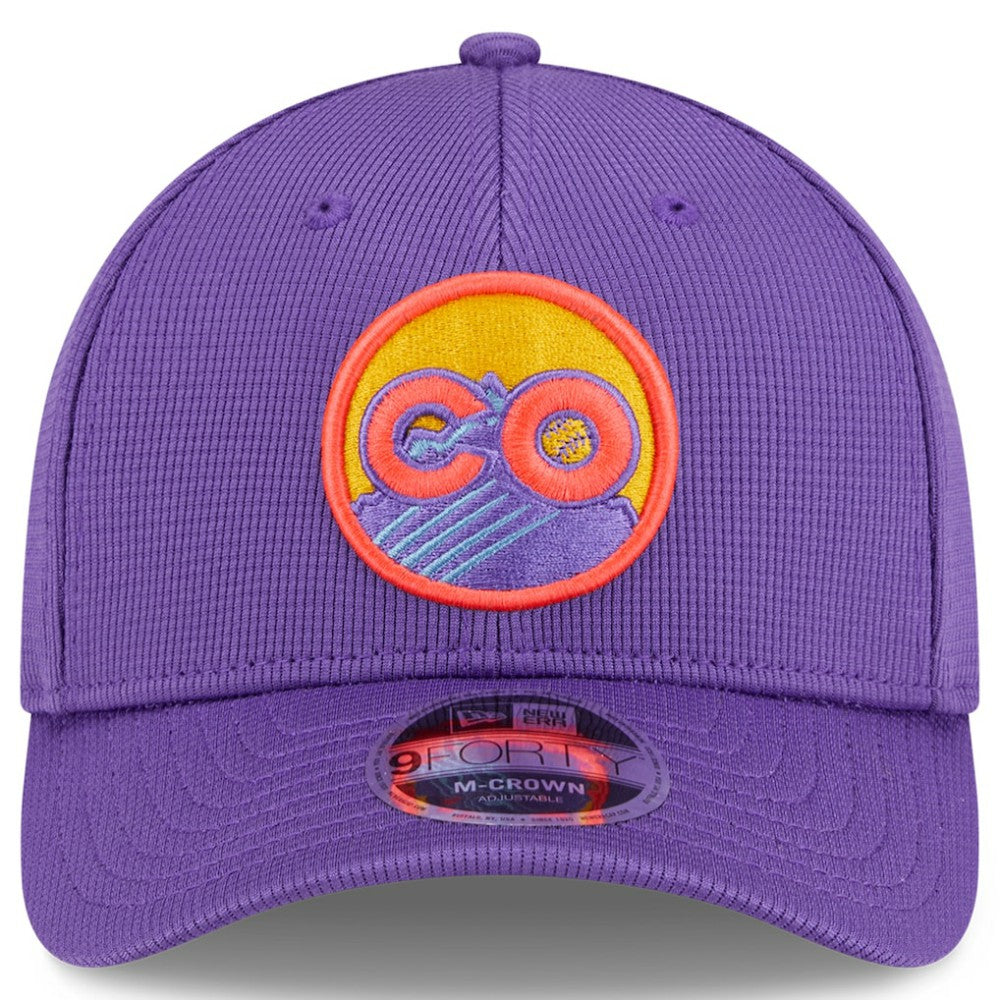 Purple Colorado Rockies New Era 2025 City Connect Batting Practice 9FORTY Adjustable Hat