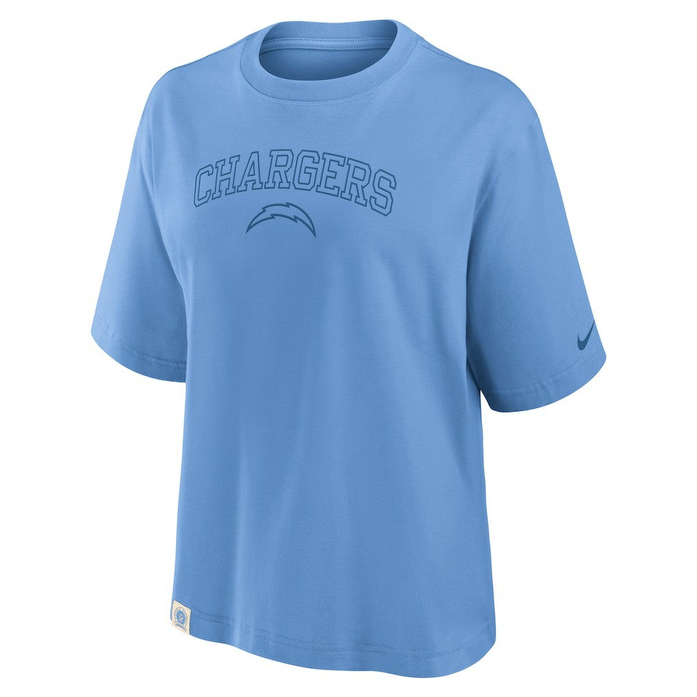 Women's Glory Arch Boxy T-Shirt - Los Angeles Chargers T-shirts