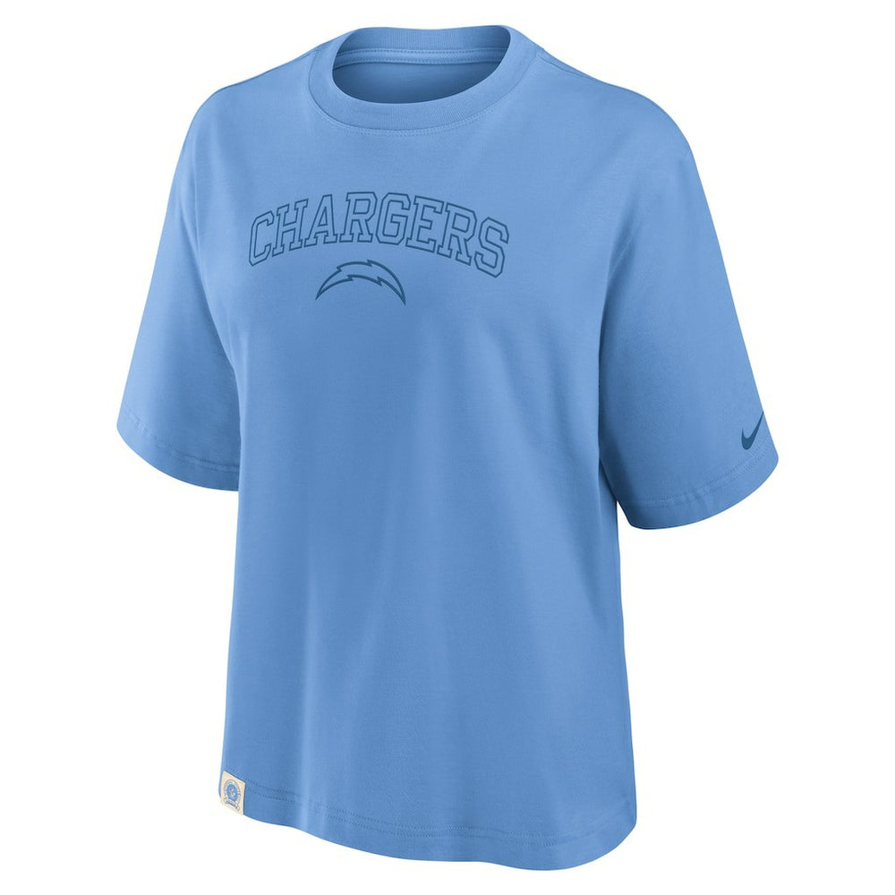Women's Glory Arch Boxy T-Shirt - Los Angeles Chargers T-shirts