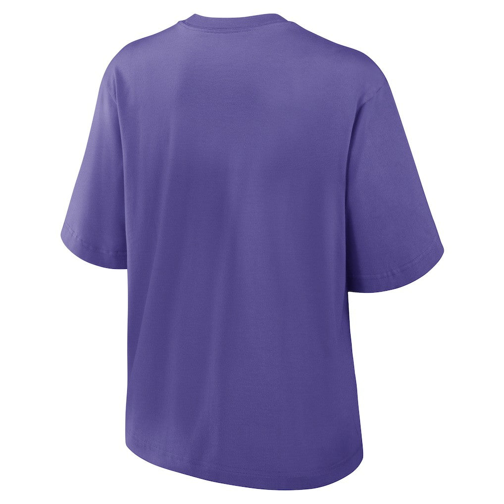 Women's Glory Arch Boxy T-Shirt - Baltimore Ravens T-shirts