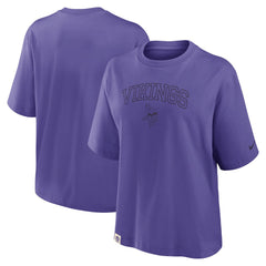 Women's Glory Arch Boxy T-Shirt - Minnesota Vikings T-shirts
