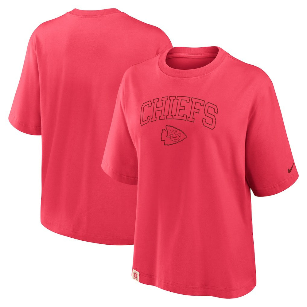 Women's Glory Arch Boxy T-Shirt - Kansas City Chiefs T-shirts