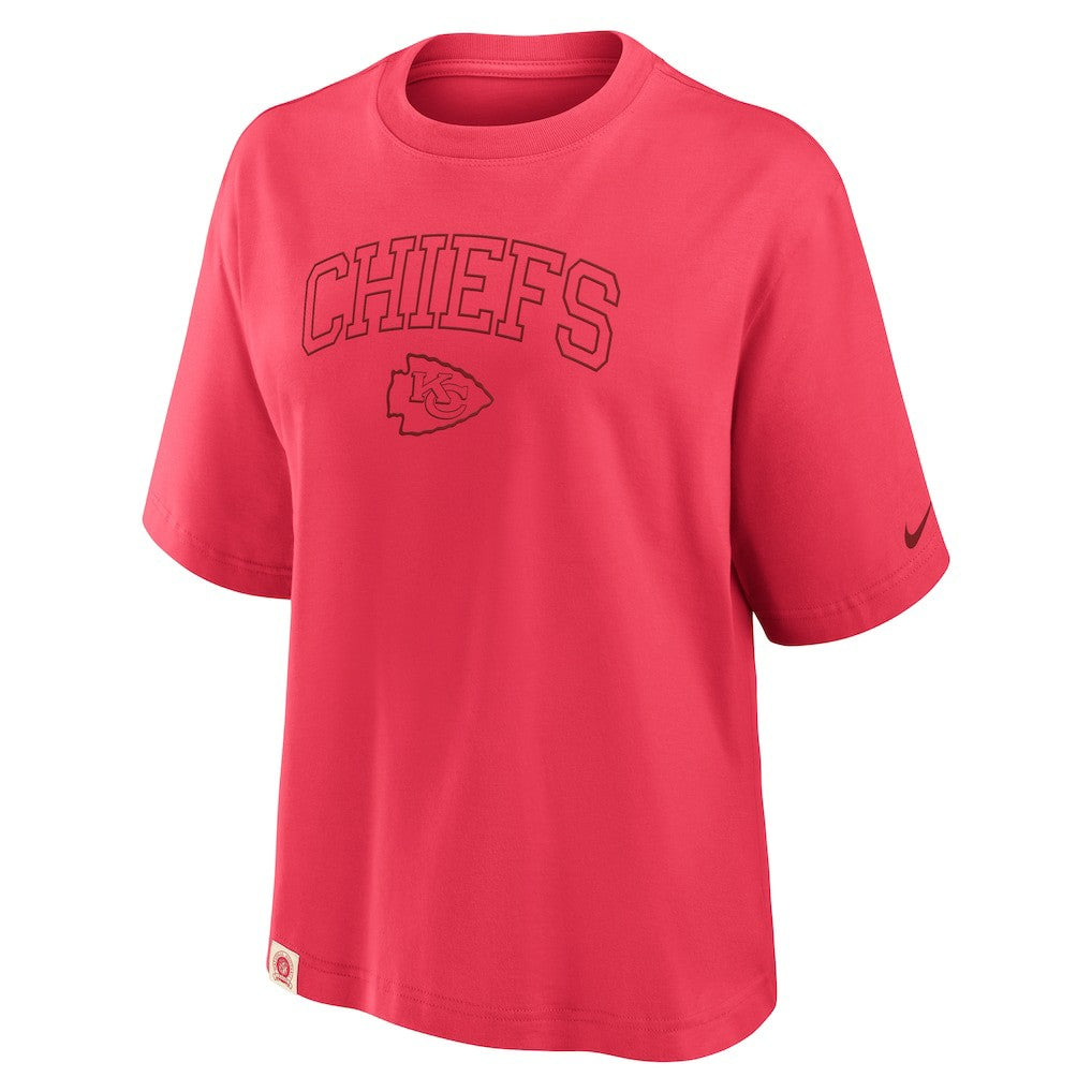 Women's Glory Arch Boxy T-Shirt - Kansas City Chiefs T-shirts
