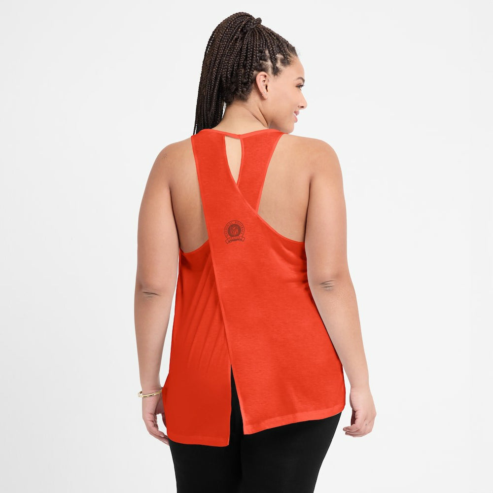 Women's Glory Open-Back Crisscross Dri-FIT Tank Top - Cincinnati Bengals Tops