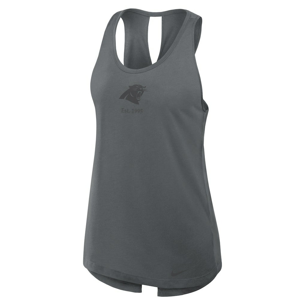 Women's Glory Open-Back Crisscross Dri-FIT Tank Top - Carolina Panthers Tops