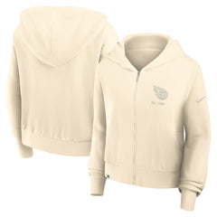 Women's Glory Cropped Full-Zip Hoodie - Tennessee Titans Hoodies
