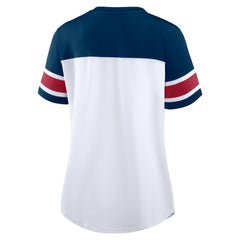 Women's Athena Rhinestone Lace-Up V-Neck T-Shirt - Houston Texans T-shirts
