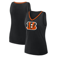 Logo Athletic Women's Stellar Win V-Neck Tank Top - Cincinnati Bengals Tops