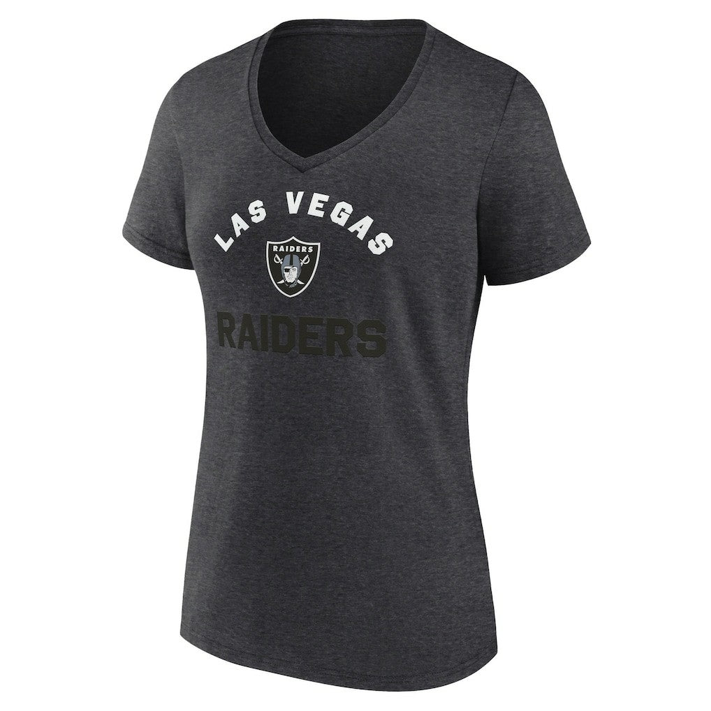 Logo Athletic Women's Unrivaled V-Neck T-Shirt - Las Vegas Raiders T-shirts