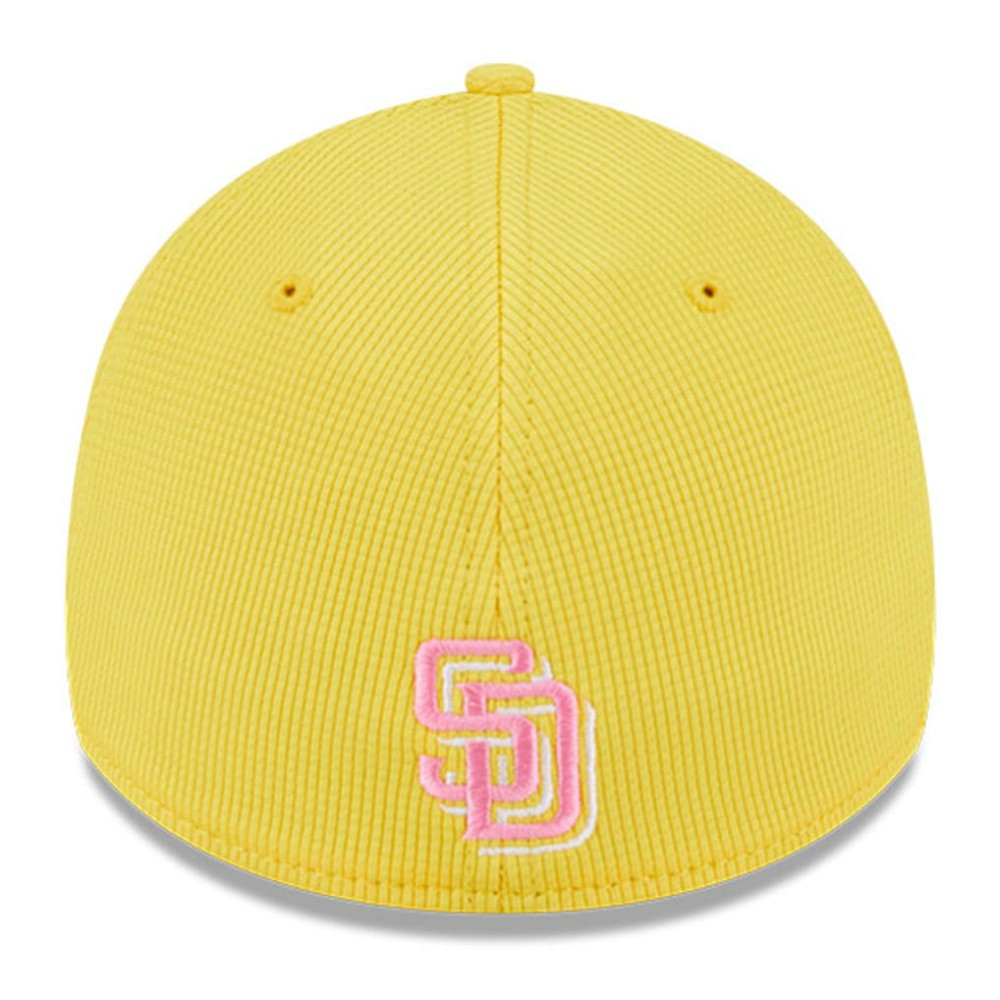 Yellow San Diego Padres New Era City Connect Batting Practice 39THIRTY Flex Hat