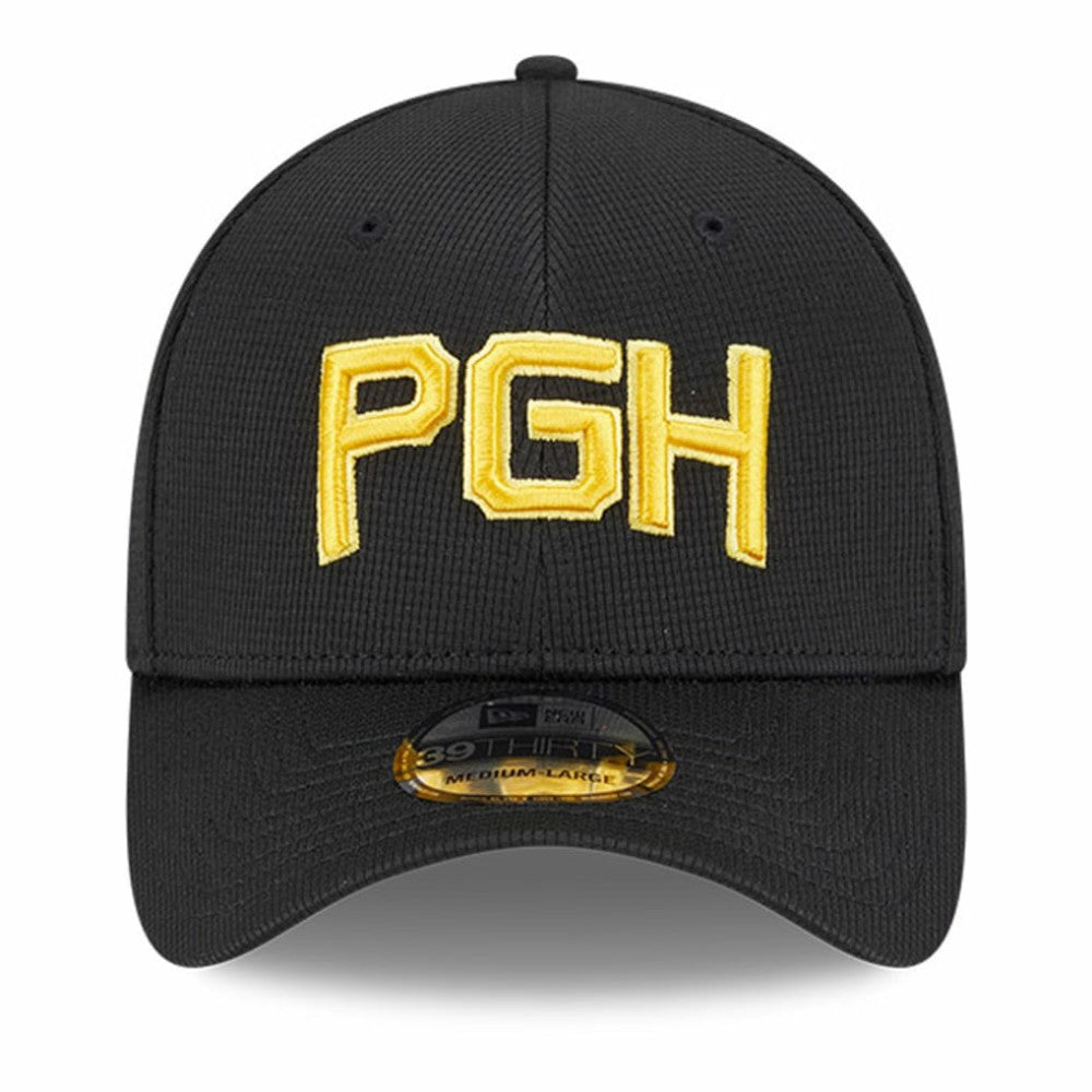Black Pittsburgh Pirates New Era City Connect Batting Practice 39THIRTY Flex Hat