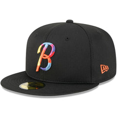 Black Baltimore Orioles New Era City Connect Batting Practice 59FIFTY Fitted Hat
