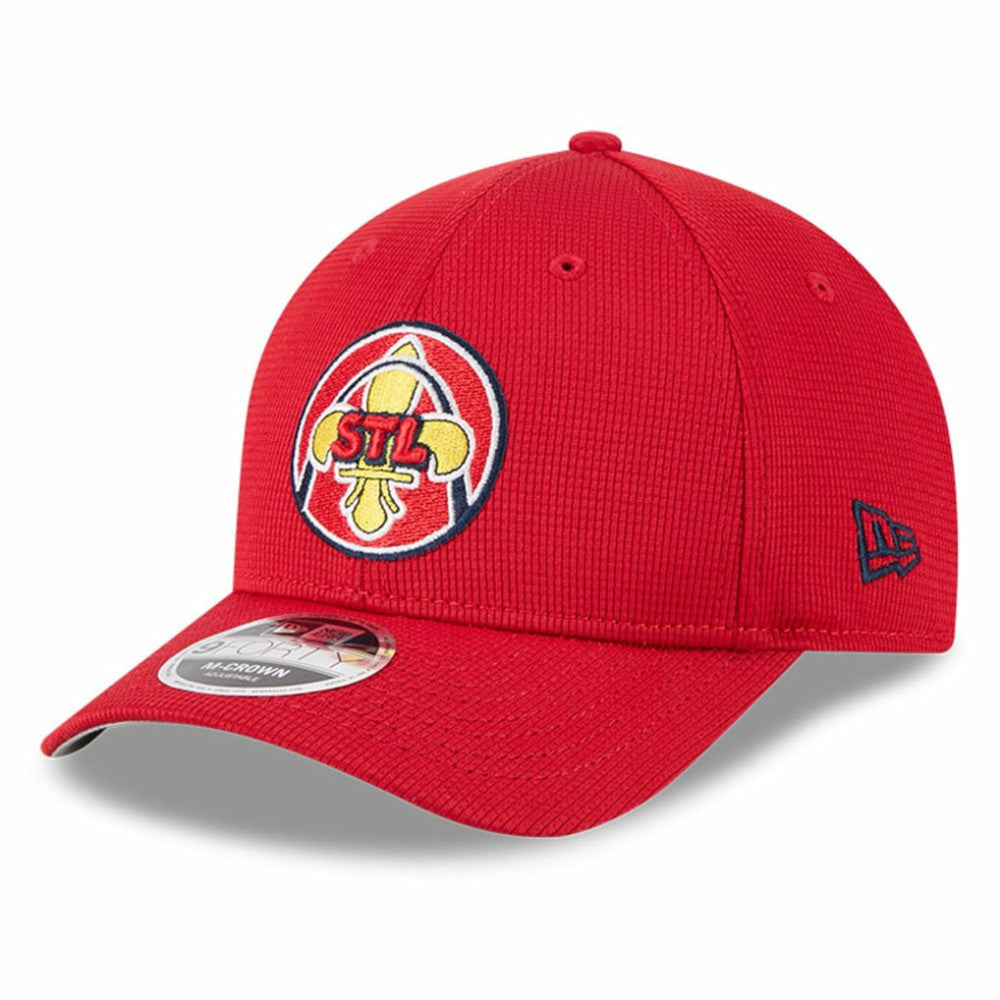 Red St. Louis Cardinals New Era City Connect Batting Practice 9FORTY M-Crown Adjustable Hat