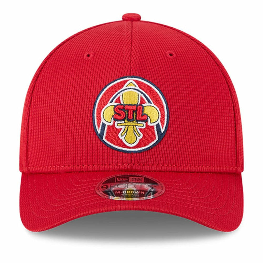 Red St. Louis Cardinals New Era City Connect Batting Practice 9FORTY M-Crown Adjustable Hat