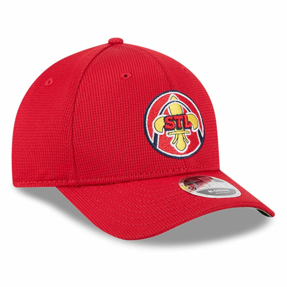 Red St. Louis Cardinals New Era City Connect Batting Practice 9FORTY M-Crown Adjustable Hat