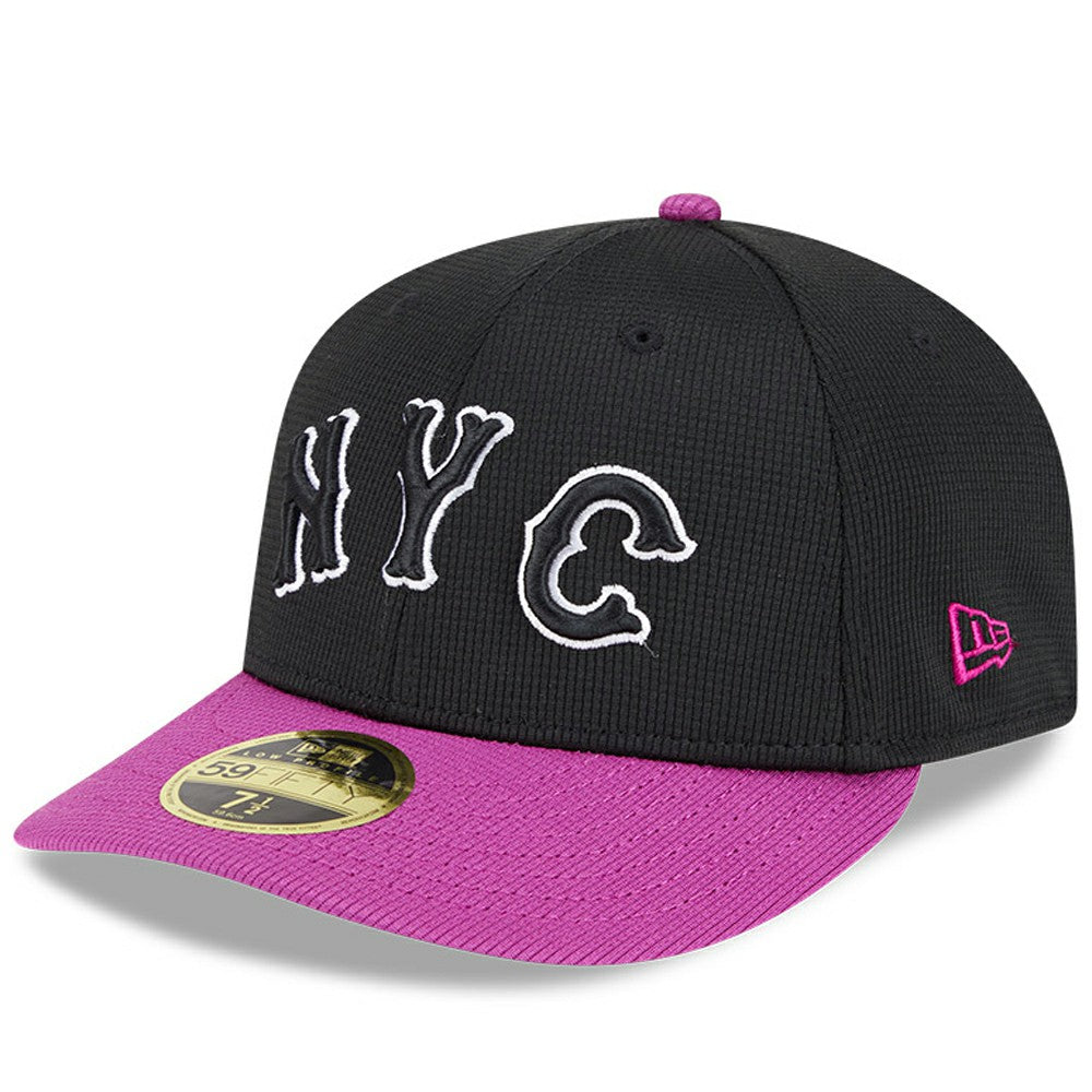 Charcoal/Purple New York Mets New Era City Connect Batting Practice Low Profile 59FIFTY Fitted Hat