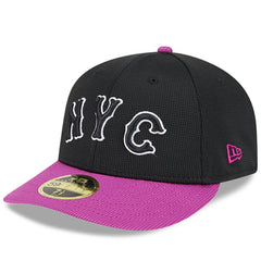 Charcoal/Purple New York Mets New Era City Connect Batting Practice Low Profile 59FIFTY Fitted Hat