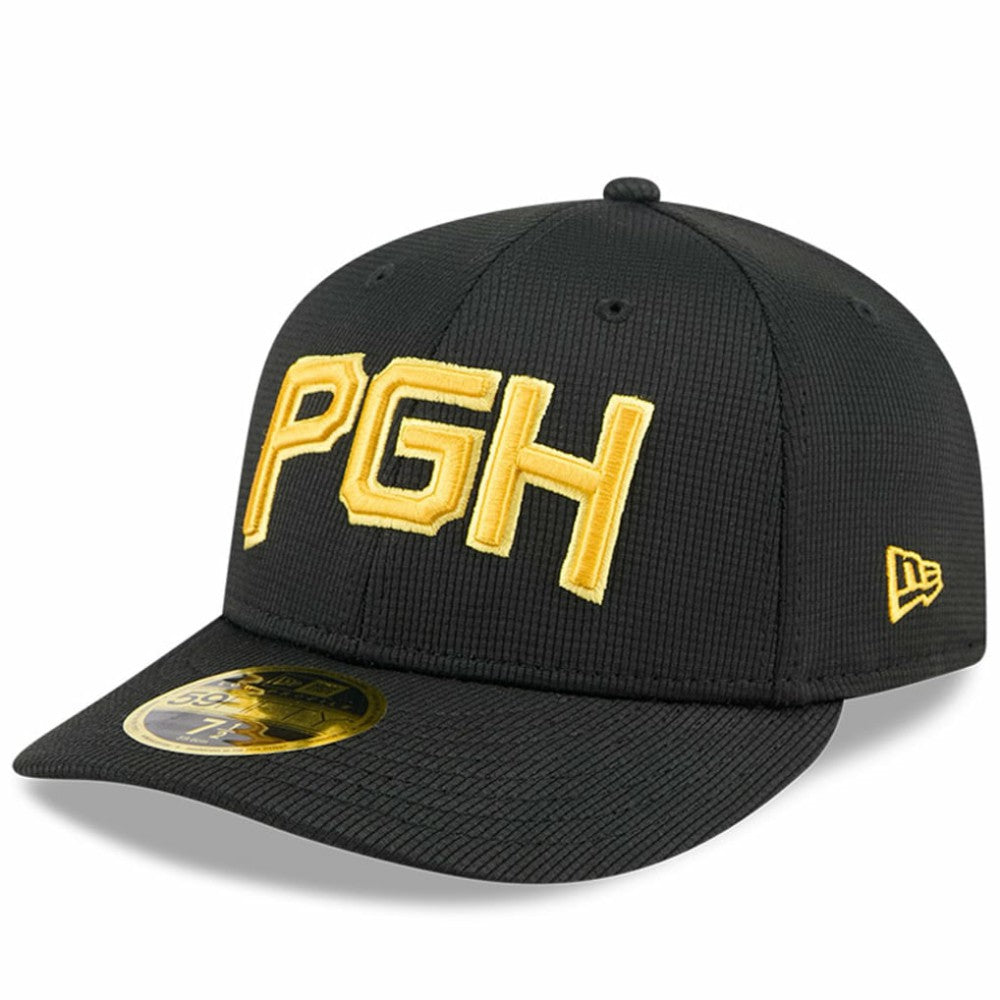 Black Pittsburgh Pirates New Era City Connect Batting Practice Low Profile 59FIFTY Fitted Hat