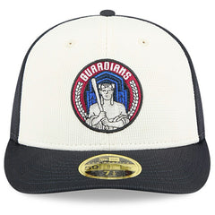 Navy/White Cleveland Guardians New Era City Connect Batting Practice Low Profile 59FIFTY Fitted Hat