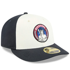 Navy/White Cleveland Guardians New Era City Connect Batting Practice Low Profile 59FIFTY Fitted Hat