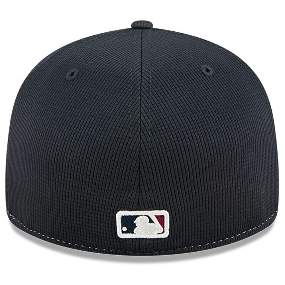 Navy/White Cleveland Guardians New Era City Connect Batting Practice Low Profile 59FIFTY Fitted Hat