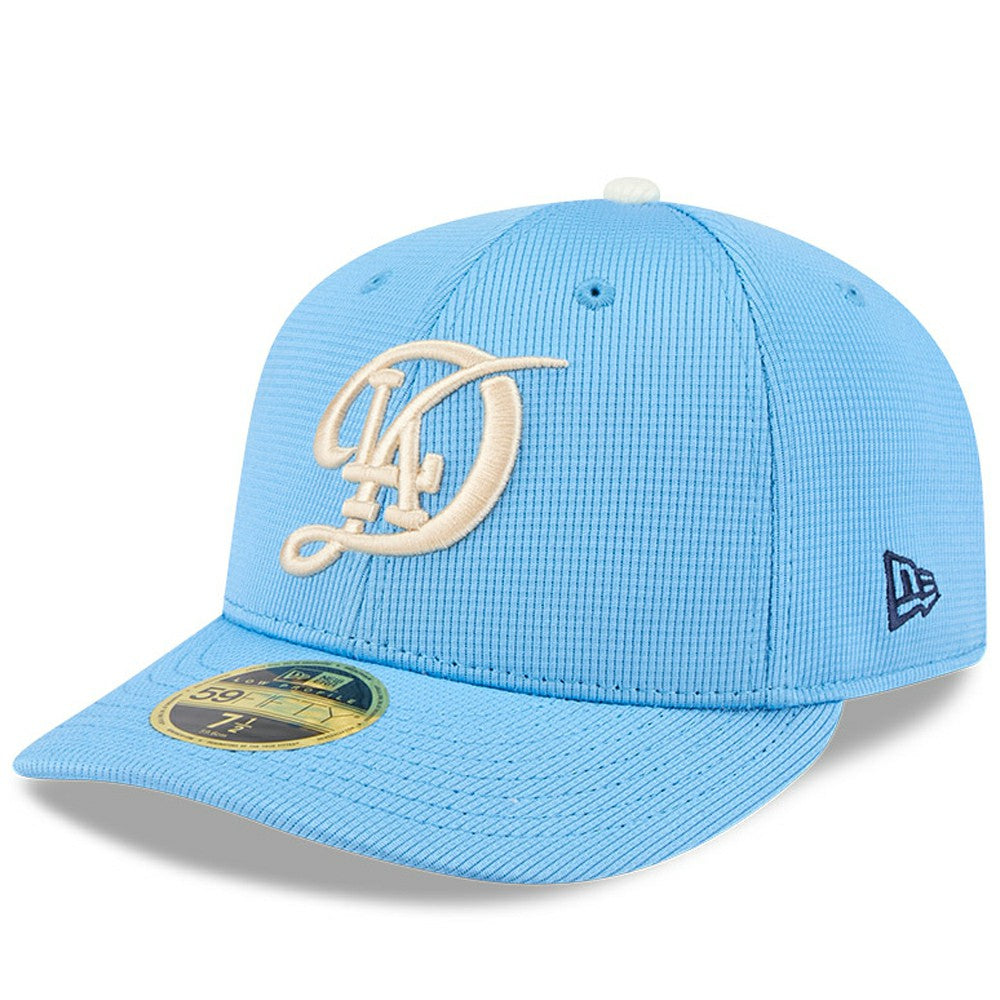 Light Blue Los Angeles Dodgers New Era City Connect Batting Practice Low Profile 59FIFTY Fitted Hat