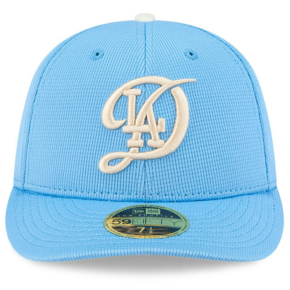 Light Blue Los Angeles Dodgers New Era City Connect Batting Practice Low Profile 59FIFTY Fitted Hat