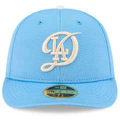 Light Blue Los Angeles Dodgers New Era City Connect Batting Practice Low Profile 59FIFTY Fitted Hat