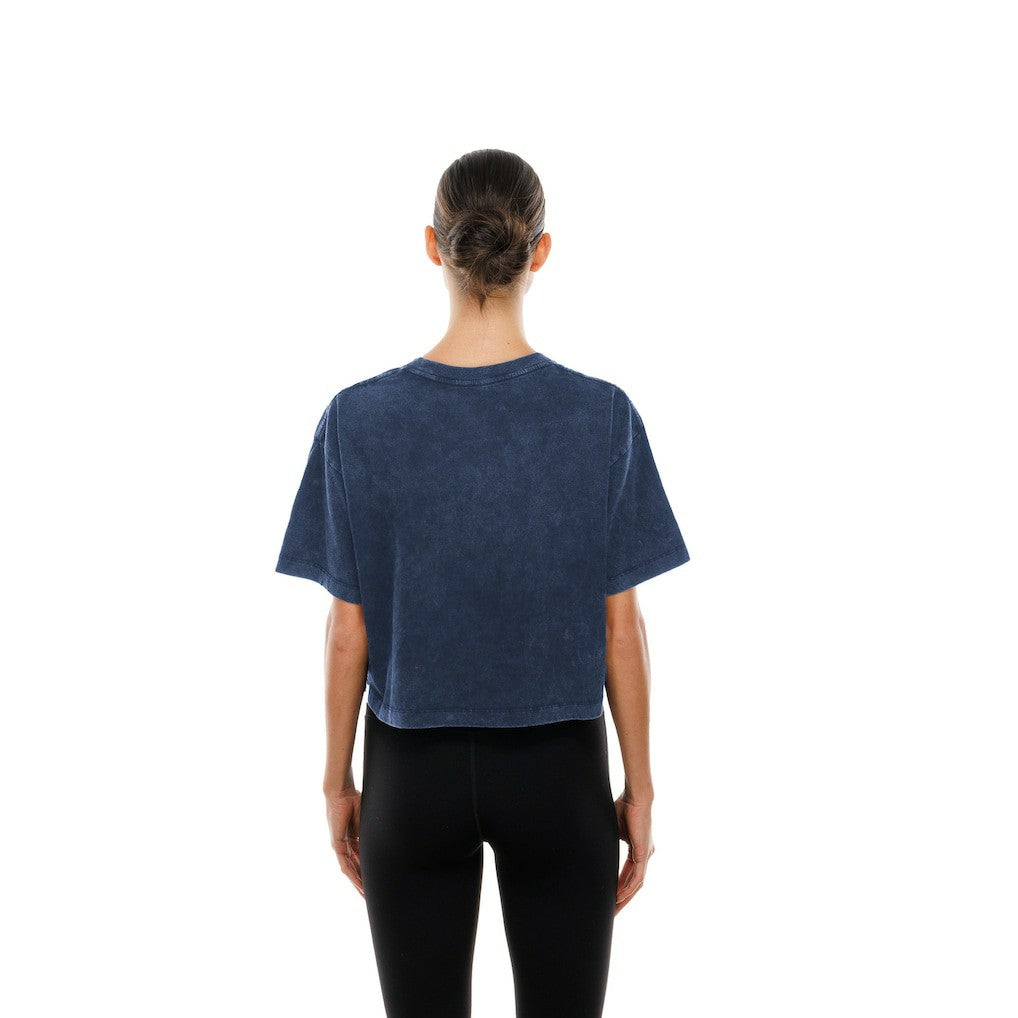 Women's Cropped Boxy Sport Classics Mineral Wash T-Shirt - Dallas Cowboys T-shirts