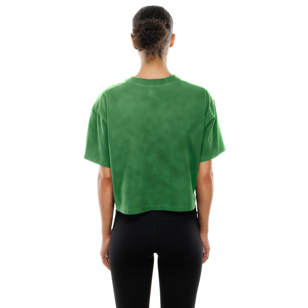Women's Cropped Boxy Sport Classics Mineral Wash T-Shirt - Philadelphia Eagles T-shirts