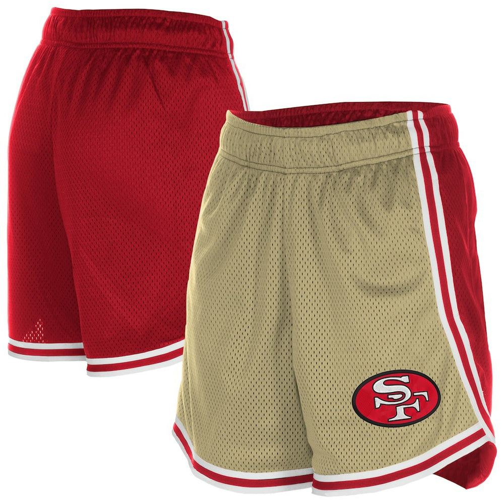 Women's Throwback Sport Classics Mesh Shorts - San Francisco 49ers Shorts