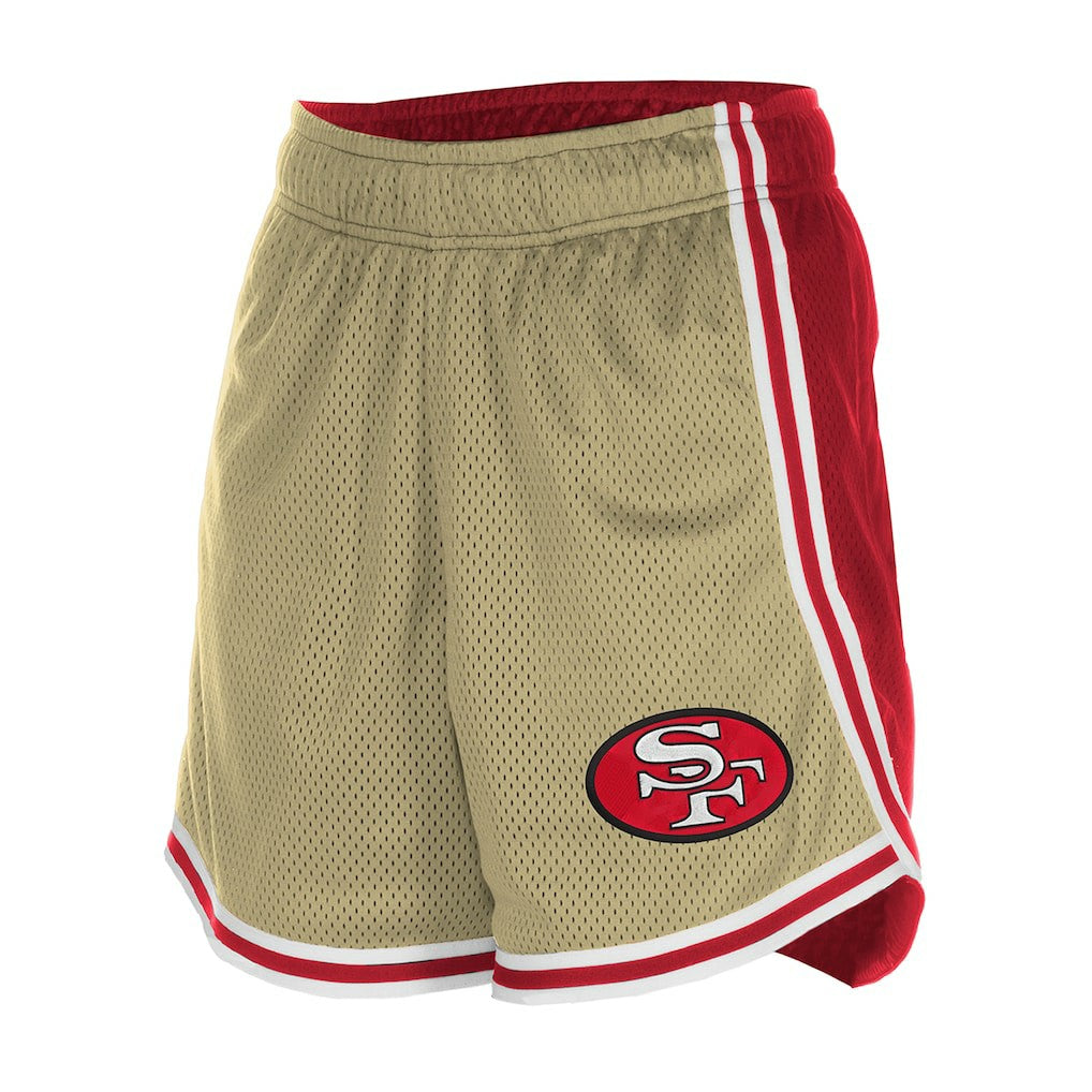 Women's Throwback Sport Classics Mesh Shorts - San Francisco 49ers Shorts