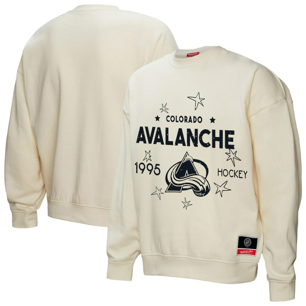 NHL Colorado Avalanche Mitchell & Ness Women's Logo 3.0 Pullover Sweatshirt